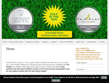 Tablet Screenshot of golfinthesun.org